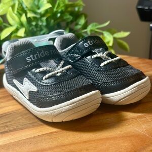 Stride Rite Black and White Infant Sneakers